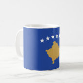 Mug Drapeau du Kosovo (Devant gauche)