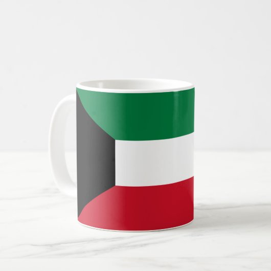Mug Drapeau du Koweït (Devant gauche)