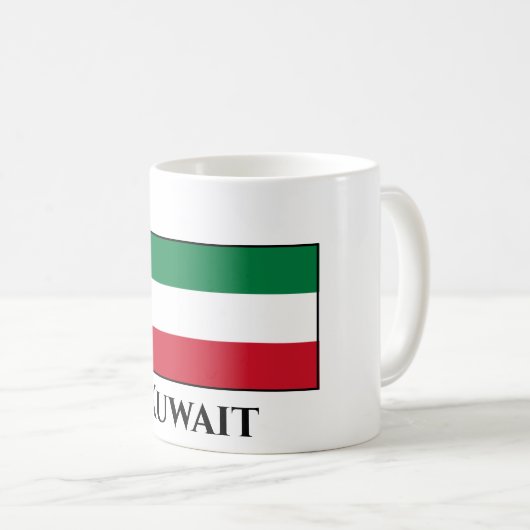Mug Drapeau du Koweït (Devant droit)
