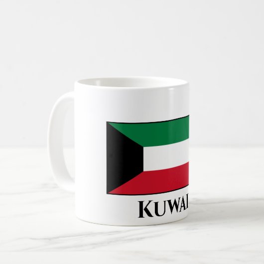 Mug Drapeau du Koweït (Devant gauche)