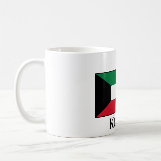 Mug Drapeau du Koweït (Gauche)