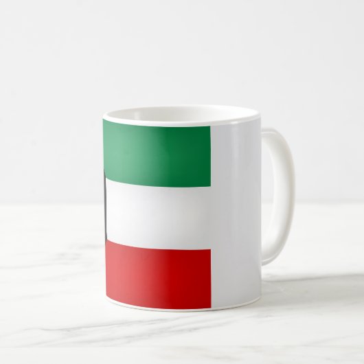 Mug Drapeau du Koweït cool (Devant droit)