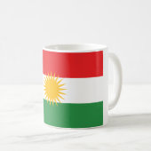 Mug Drapeau du Kurdistan (Devant droit)