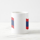 Mug Drapeau du Laos qui flotte (Centre)