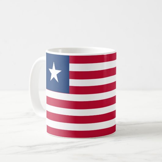 Mug Drapeau du Libéria (Devant gauche)