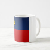 Mug Drapeau du Liechtenstein cool (Devant droit)