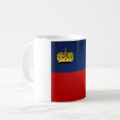 Mug Drapeau du Liechtenstein cool (Devant gauche)