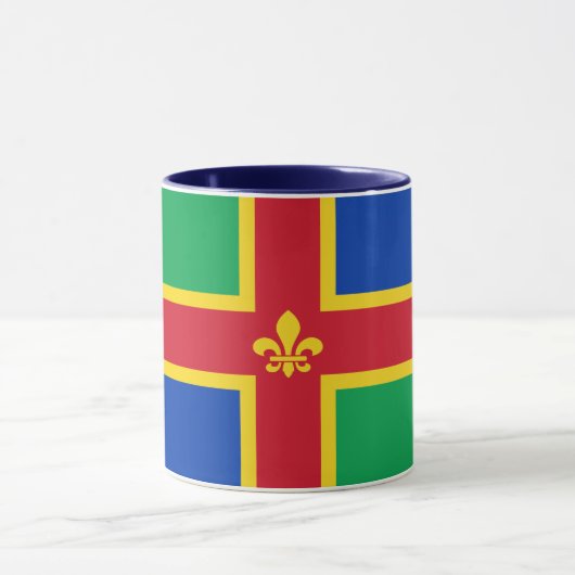 Mug Drapeau du Lincolnshire (Centre)