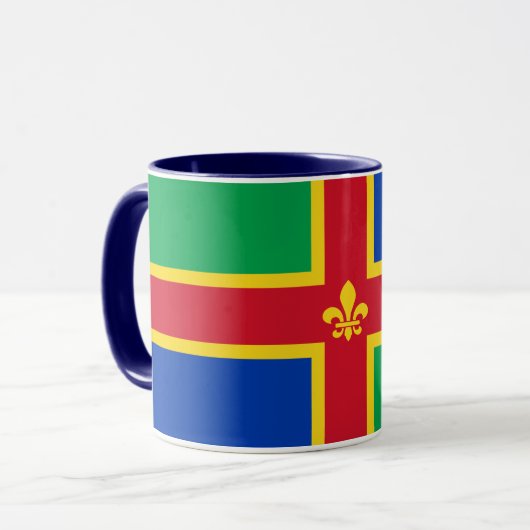 Mug Drapeau du Lincolnshire (Devant gauche)