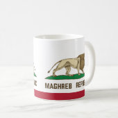 Mug Drapeau du Lion de la République du Maghreb Fierté (Devant droit)