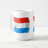 Mug Drapeau du Luxembourg (Devant gauche)