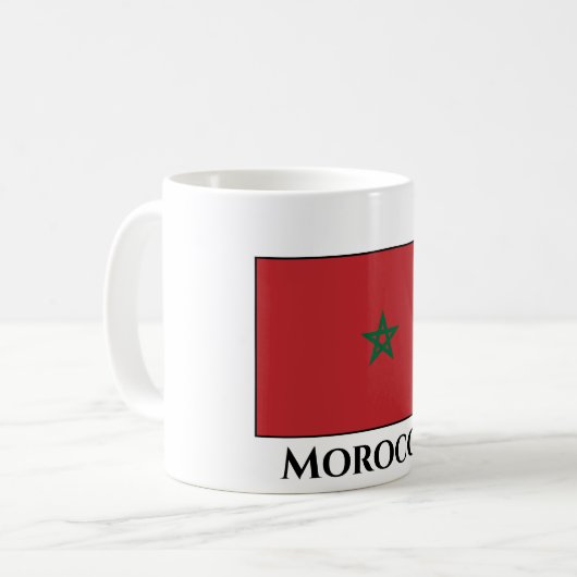 Mug Drapeau du Maroc (Devant gauche)