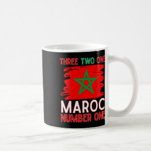 Mug Drapeau du Maroc Supporter de football marocain po