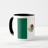 Mug Drapeau du Mexique, Bandera de la République mexic (Devant gauche)