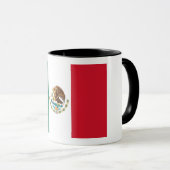 Mug Drapeau du Mexique, Bandera de la République mexic (Devant droit)