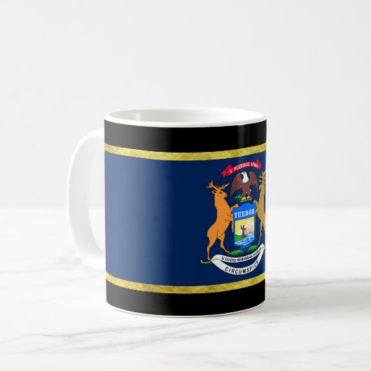 Mug Drapeau du Michigan (Devant gauche)