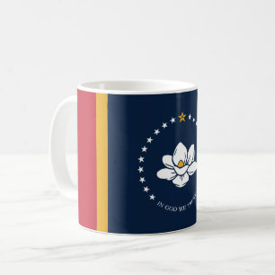 Mug Drapeau du Mississippi - Nouveau drapeau Magnolia