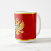 Mug Drapeau du Monténégro (Devant droit)