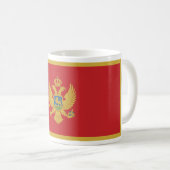 Mug Drapeau du Monténégro (Devant droit)