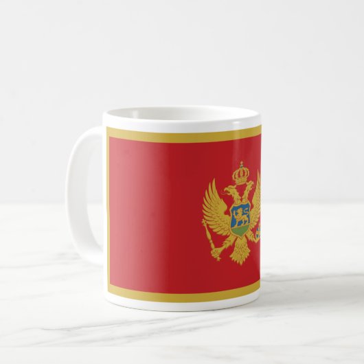 Mug Drapeau du Monténégro (Devant gauche)