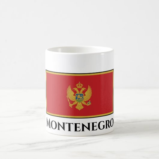 Mug Drapeau du Monténégro (Centre)