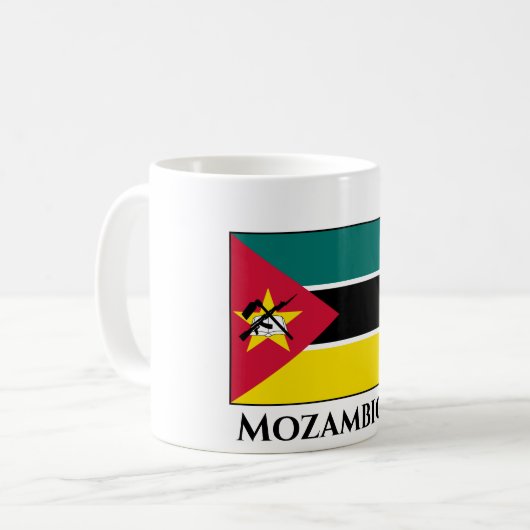 Mug Drapeau du Mozambique (Devant gauche)