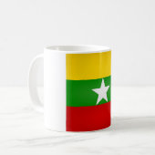 Mug Drapeau du Myanmar cool (Devant gauche)