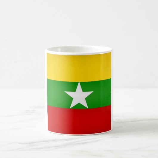 Mug Drapeau du Myanmar cool (Centre)