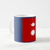 Mug Drapeau du Népal Cool (Devant gauche)