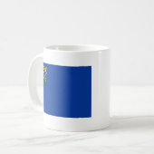 Mug Drapeau du Nevadan + Musique de carte (Devant gauche)
