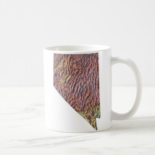 Mug Drapeau du Nevadan + Musique de carte (Droite)