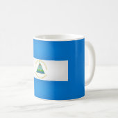 Mug Drapeau du Nicaragua cool (Devant droit)
