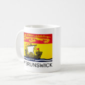 Mug Drapeau du Nouveau-Brunswick, Canada (Devant gauche)