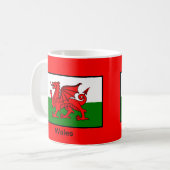 Mug Drapeau du Pays de Galles (Devant gauche)