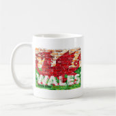 Mug Drapeau du Pays de Galles en brique (Gauche)