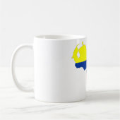 Mug drapeau du pays du venezuela symbole de forme (Gauche)