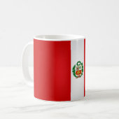 Mug Drapeau du Pérou cool (Devant gauche)