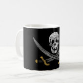 Mug Drapeau du pirate Jolly roger du capitaine Jack Ra (Devant gauche)