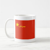 Mug Drapeau du PLA de la Chine - 八一军旗 chinois de (de (Gauche)