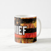 Mug Drapeau du pompier (Devant droit)