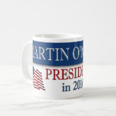 Mug Drapeau du président 2016 Etats-Unis de Martin (Devant gauche)