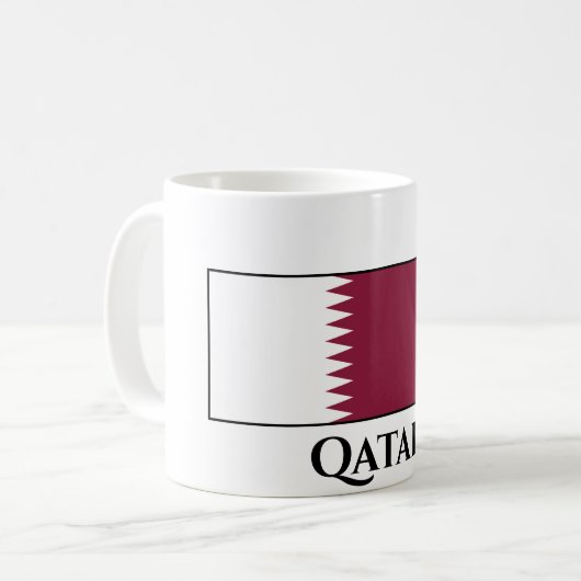 Mug Drapeau du Qatar (Devant gauche)