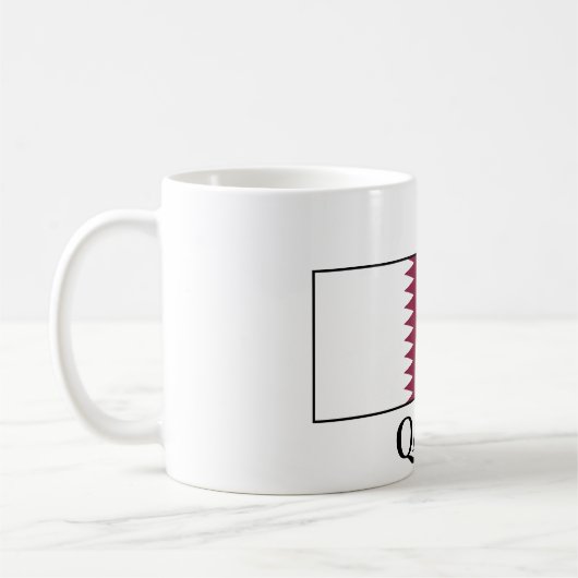 Mug Drapeau du Qatar (Gauche)