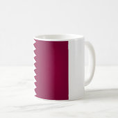 Mug Drapeau du Qatar cool (Devant droit)