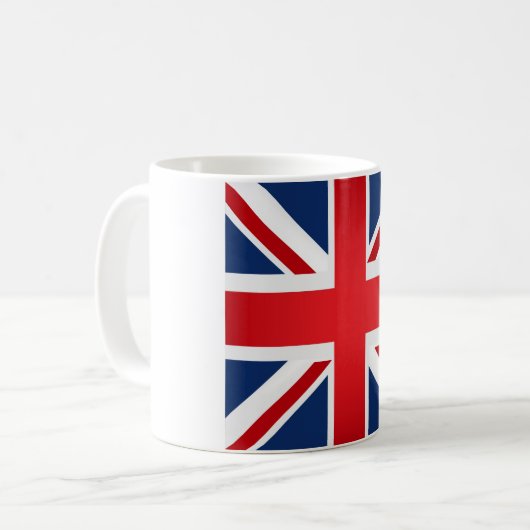 Mug Drapeau du Royaume-Uni cool (Devant gauche)