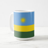 Mug Drapeau du Rwanda (Devant gauche)