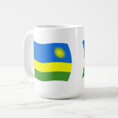 Mug Drapeau du Rwanda (Devant gauche)