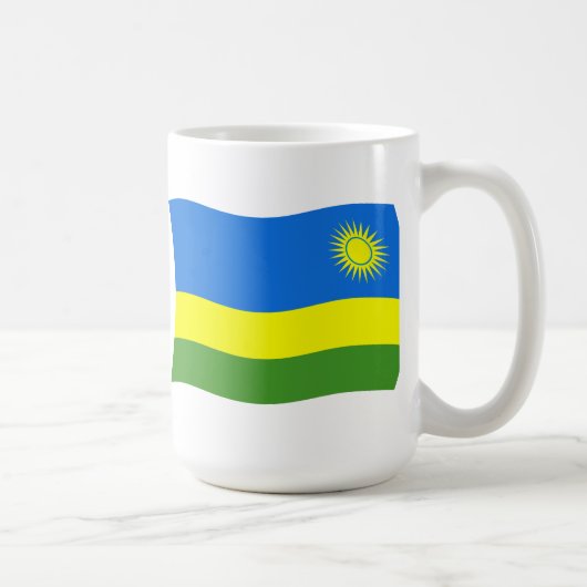 Mug Drapeau du Rwanda (Droite)