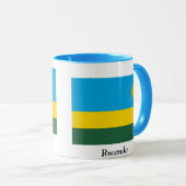 Mug Drapeau du Rwanda (Devant droit)
