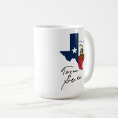 Mug Drapeau du serpent du Texas (Devant droit)